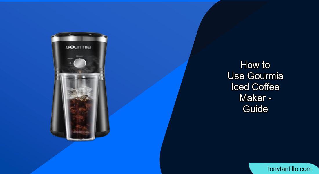 How to Use a Gourmia Iced Coffee Maker: A Chilled Guide