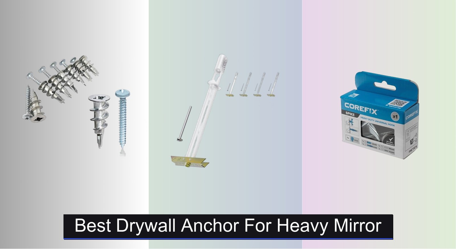 5 Best Drywall Anchors for Heavy Mirrors 2026