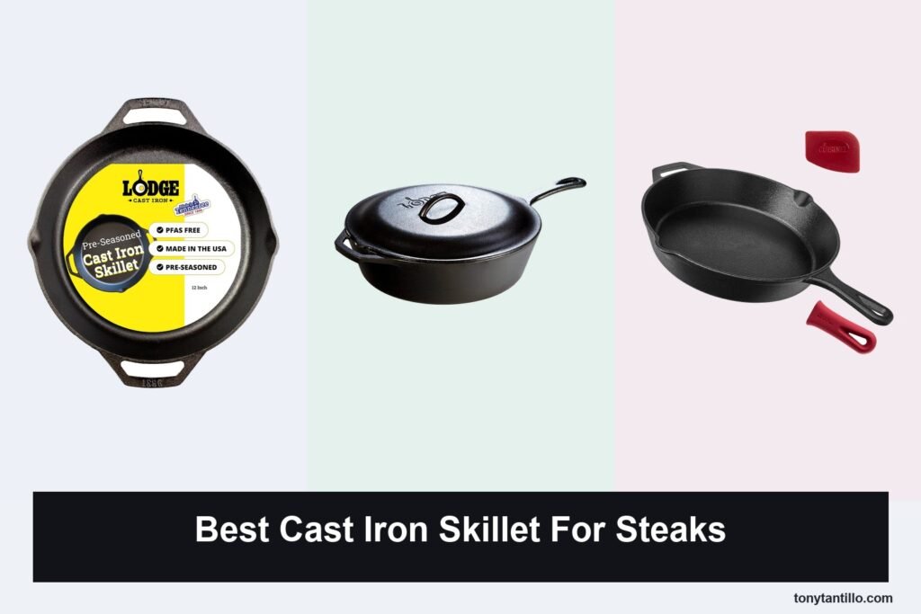 3 Best Cast Iron Skillets for Steaks in 2026