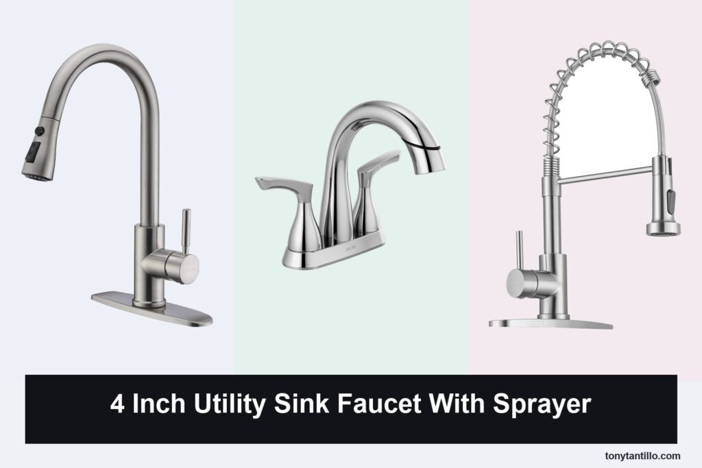 6 Best 4 Inch Utility Sink Faucets With Sprayers in 2026
