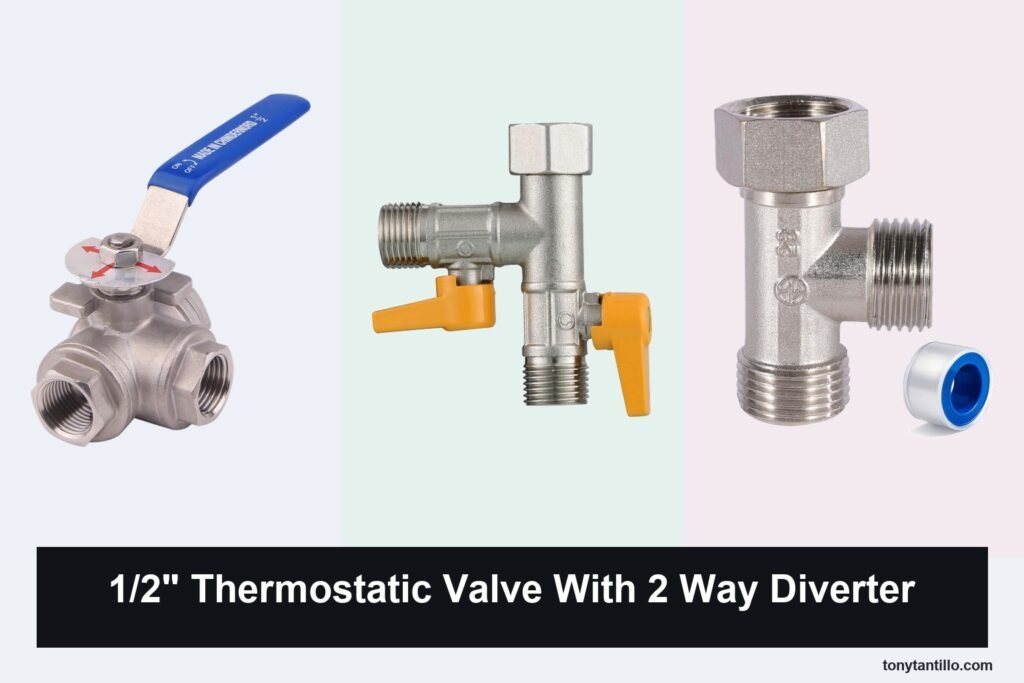 6 Best 1/2-Inch Thermostatic and Diverter Valves