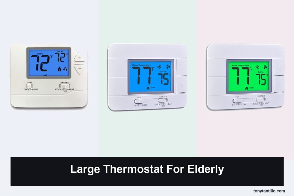 5 Best Large Thermostats for Elderly in 2026