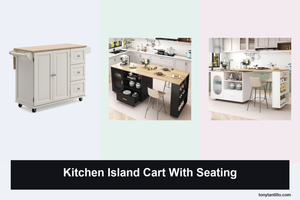 5 Best Kitchen Island Carts with Seating in 2026